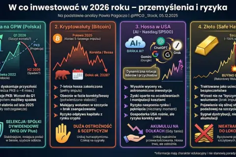 W co inwestować długoterminowo: hossa na GPW, kryptowaluty, USA (AI), złoto. Analiza ryzyk i potencjalnych zwrotów.