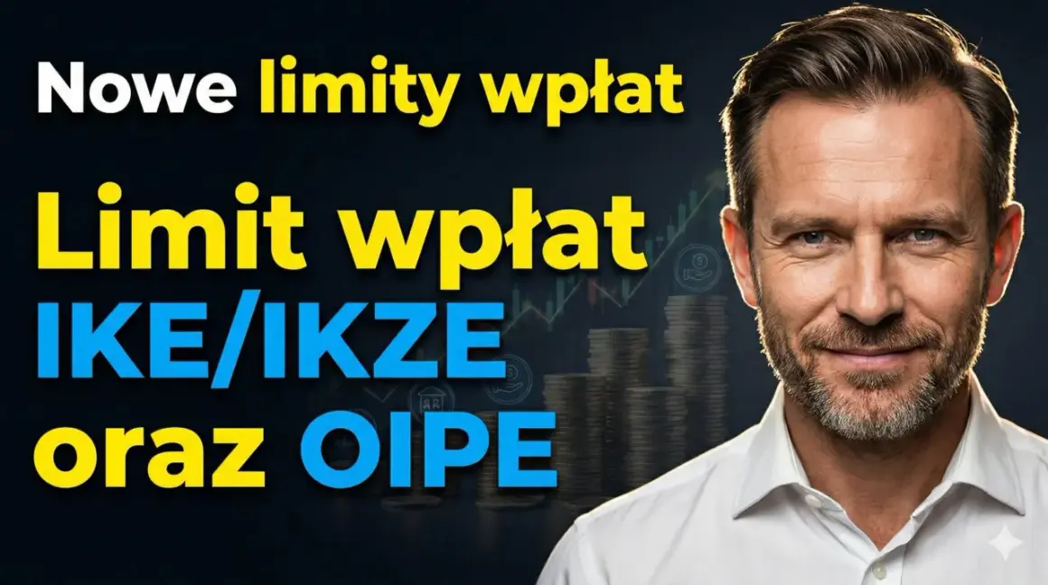 Nowe limity wpłat IKE/IKZE oraz OIPE. Mężczyzna w białej koszuli z uśmiechem.