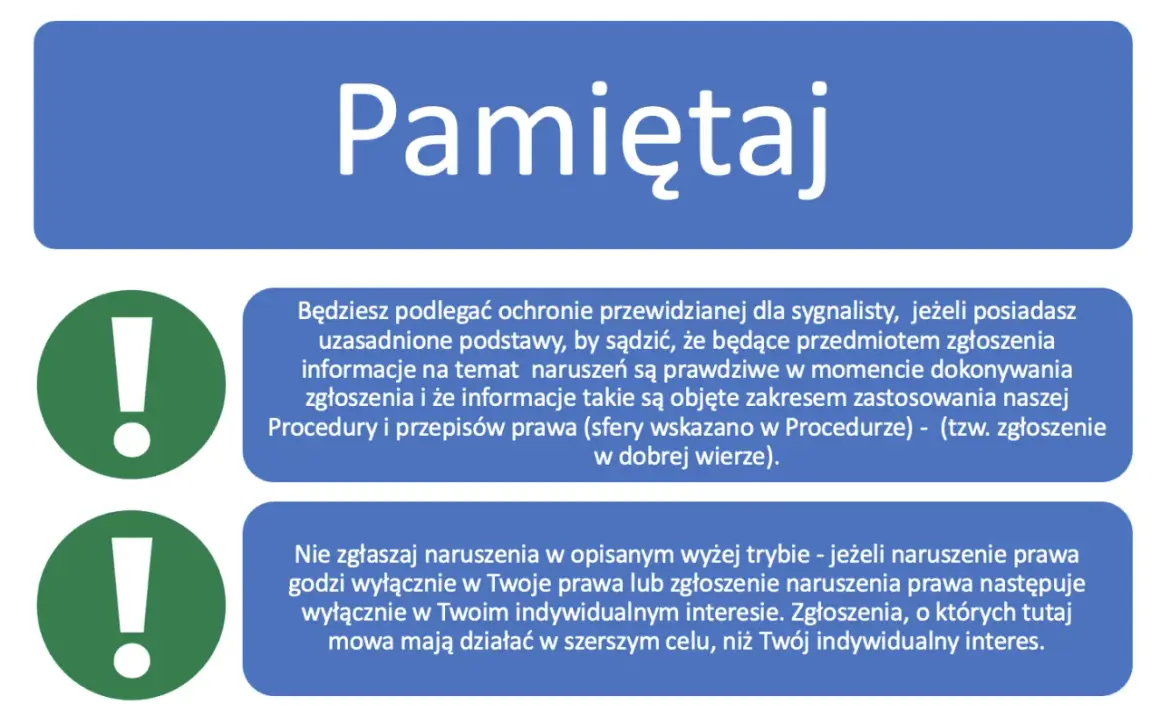 Pamiętaj o ochronie sygnalisty w firmie. Zgłaszaj naruszenia, gdy działasz w dobrej wierze i dla szerszego celu.