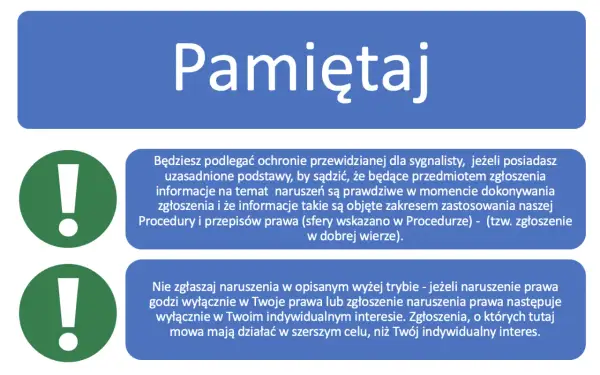 Pamiętaj o ochronie sygnalisty w firmie. Zgłaszaj naruszenia, gdy działasz w dobrej wierze i dla szerszego celu.